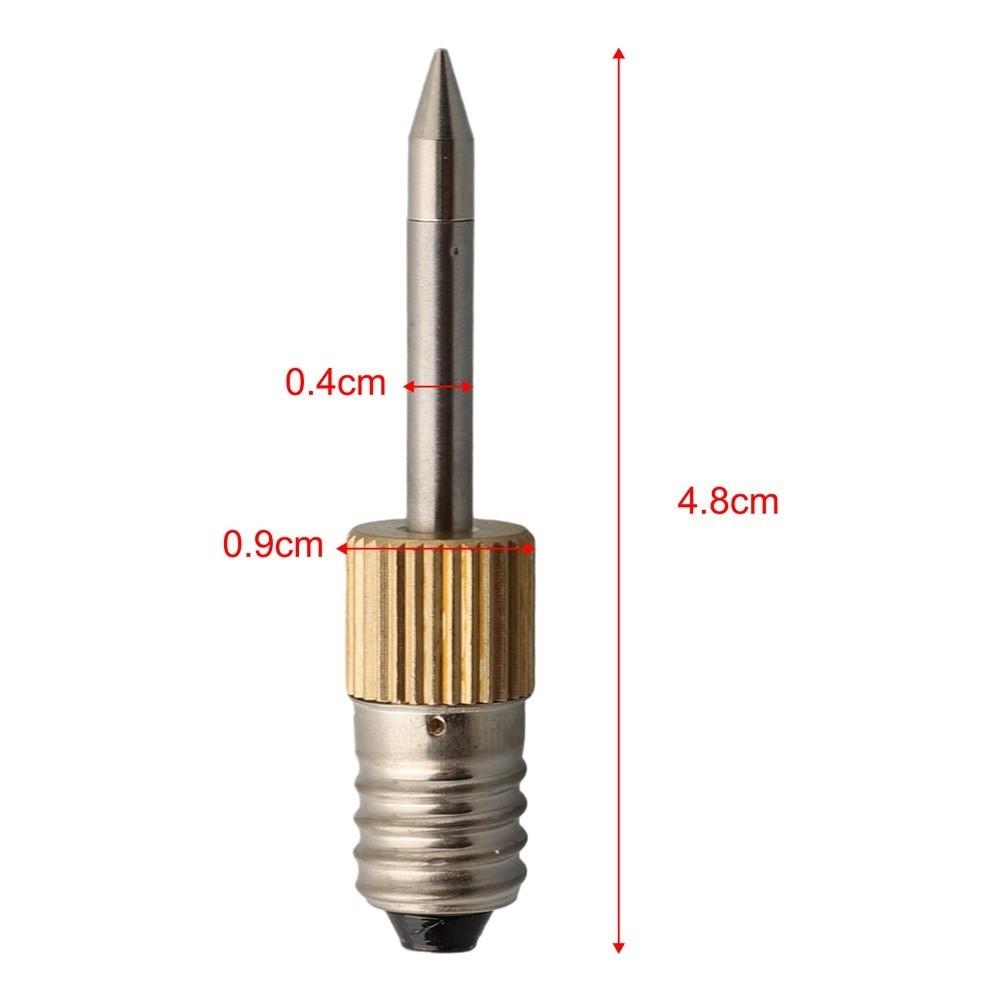 1PCS Replacement Soldering Iron Tips Threaded Copper Core For Electric Soldering Iron General Welding Repair Tools