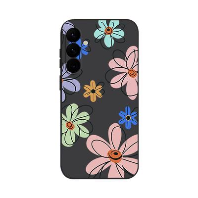 Милый чехол с узором из ромашек для Samsung Galaxy S25 S24 Ultra S23 S22 Plus S21 FE A15 A16 A17 A35 A36 A54 A55 A56 5G Funda