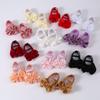 Infant Shoes Baby Bowknot Decoration Princess Shoes Solid Color Kids Shoes For 0-1 Year