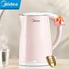 Midea Электрический чайник с двойными стенками, защитой от ожогов, 1,7 л, штепсель CN (адаптер в комплекте)