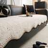 Luxury Chenille Sofa Cover Pad Leather Sofas Winter 2025 Non-Slip One-Piece Slipcover Cushion Mat