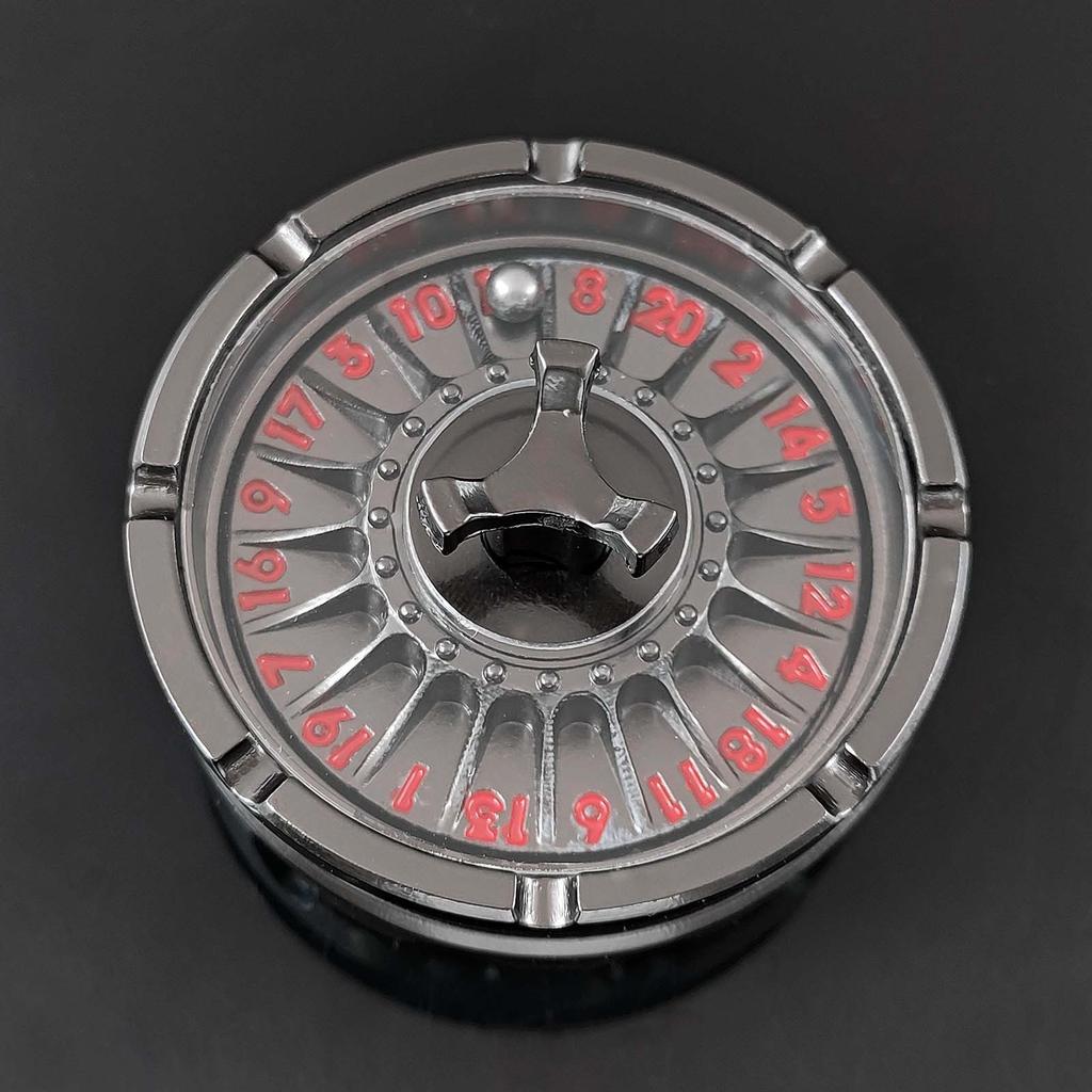 Игровой Spinner-Рулетка D&D Металлический Кубик-Рулетка Подходит для Игровых Решений, Вращающийся Металлический Кубик-Рулетка Подарок Настольная Игра