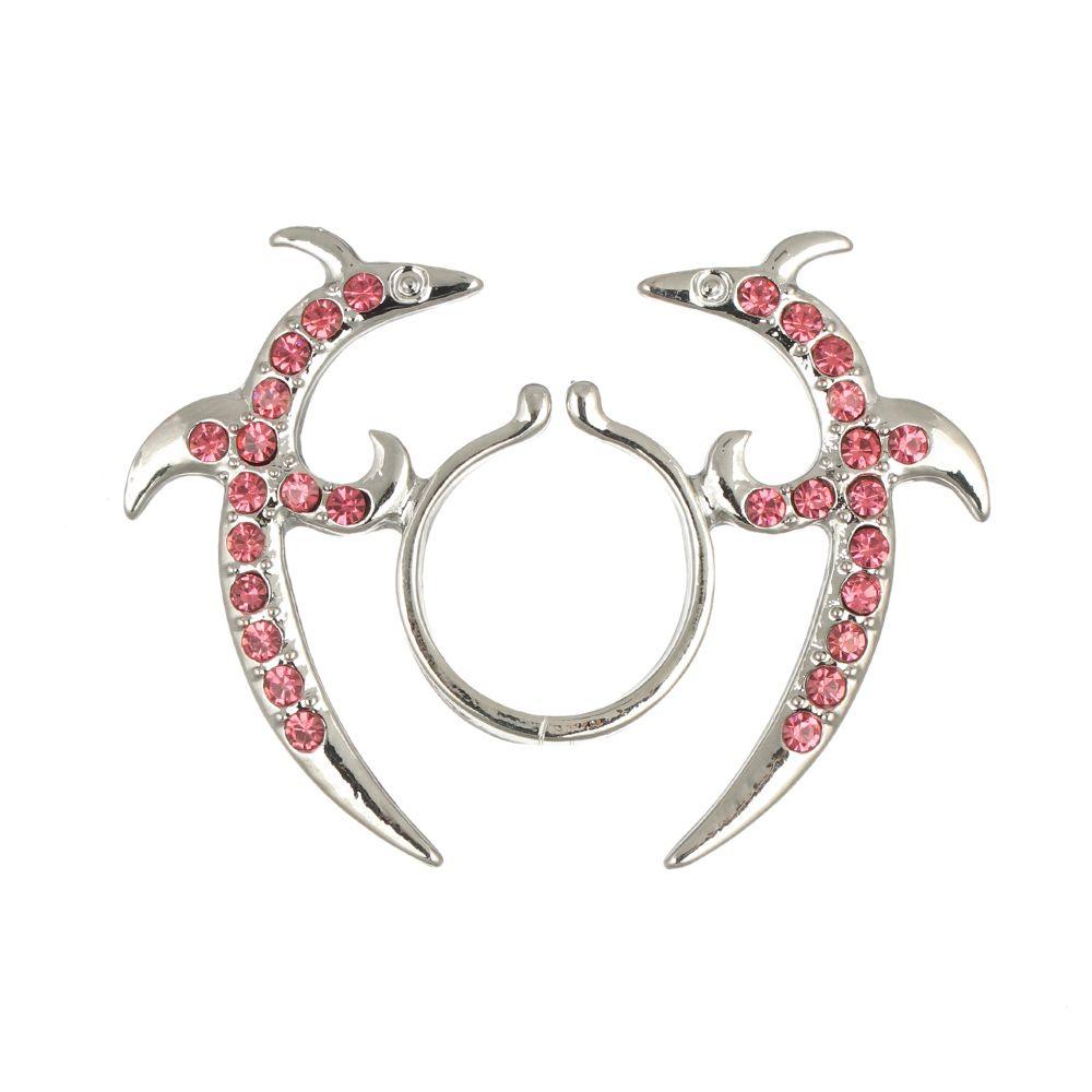 Nickel-free Fake Piercing Faux Nipple Fake Nipple Ring Body Jewelry Non-Piercing Non Piercing