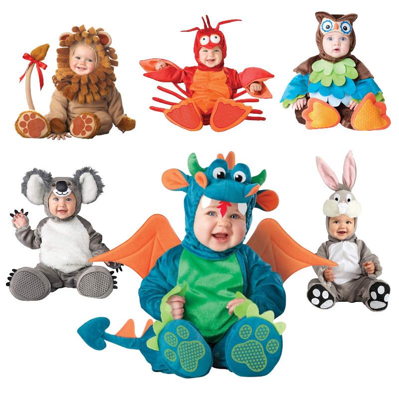 Baby Halloween Bunny Onesie Costume Rabbit Cosplay Outfit for Infants Toddlers 1-3 Years Soft Fleece Lined Cute Animal Jumpsuit