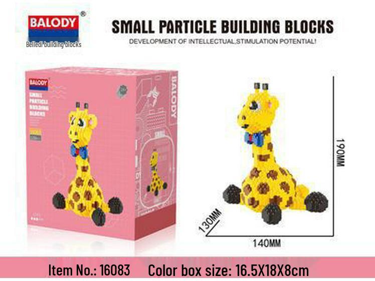 BeleDi Micro Building Blocks: Educational Pet Model Toy for Kids