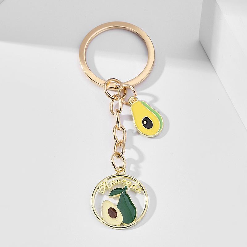 Брелок для ключей Creative Alloy Dropping Fruit Cartoon - корейский брелок для ключей от машины и сумки