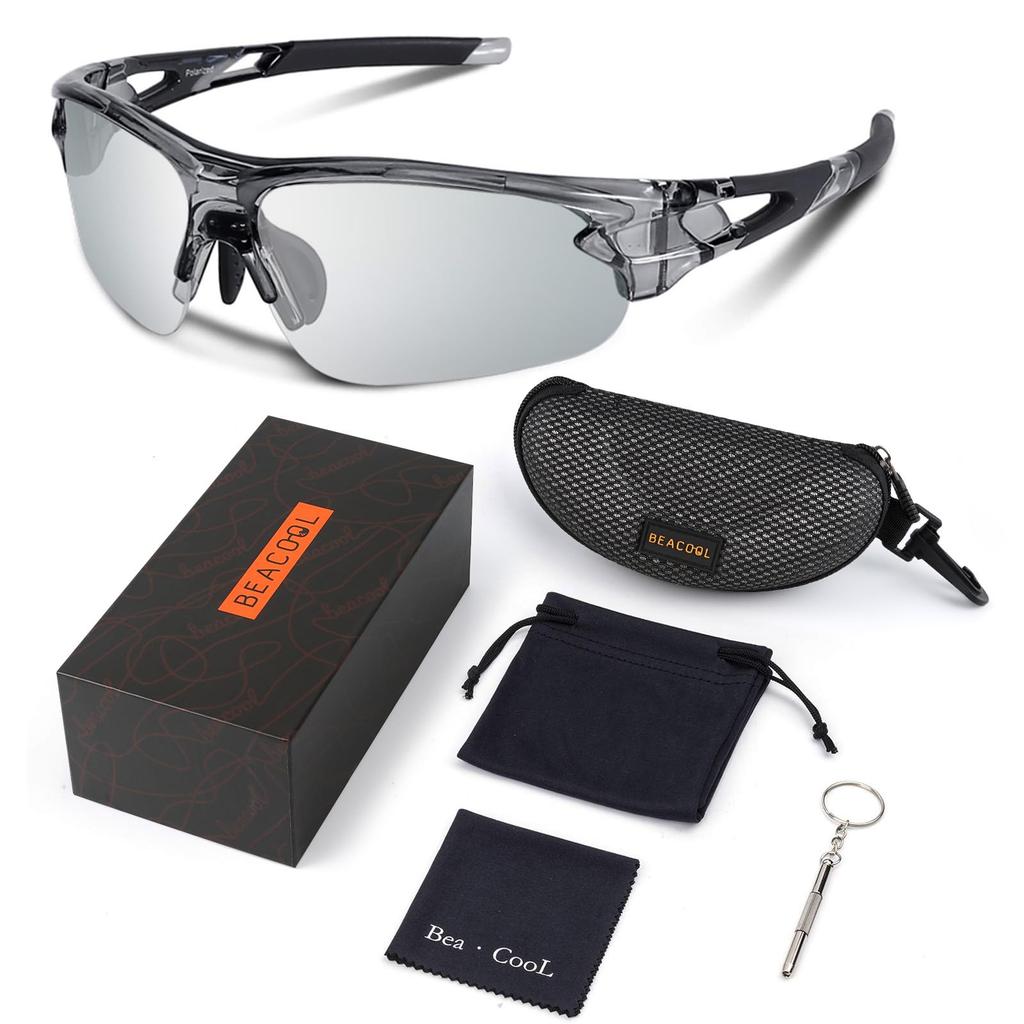 Спортивные поляризованные ультра TR90 TAC UV унисекс прозрачные [BEACOOL] солнцезащитные очки, линзы, бейсбол, бег, велоспорт, скалолазание, рыбалка, вождение, гольф, велосипед,