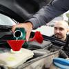 Набор из 5 пластиковых автомобильных воронок с широким горлом для топлива и масла, многоразовые гибкие воронки под прямым углом для воды, охлаждающей жидкости и двигателя
