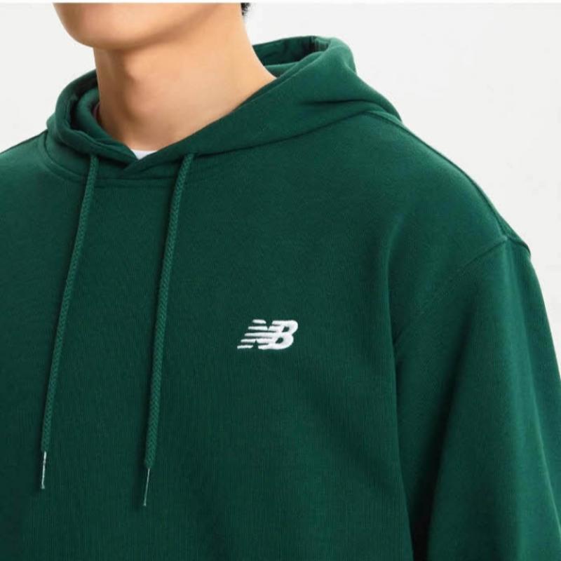 New Balance Толстовка с капюшоном Rqk Nbn0e2s071 40 Uni Small Logo Hoodie Semi Ov