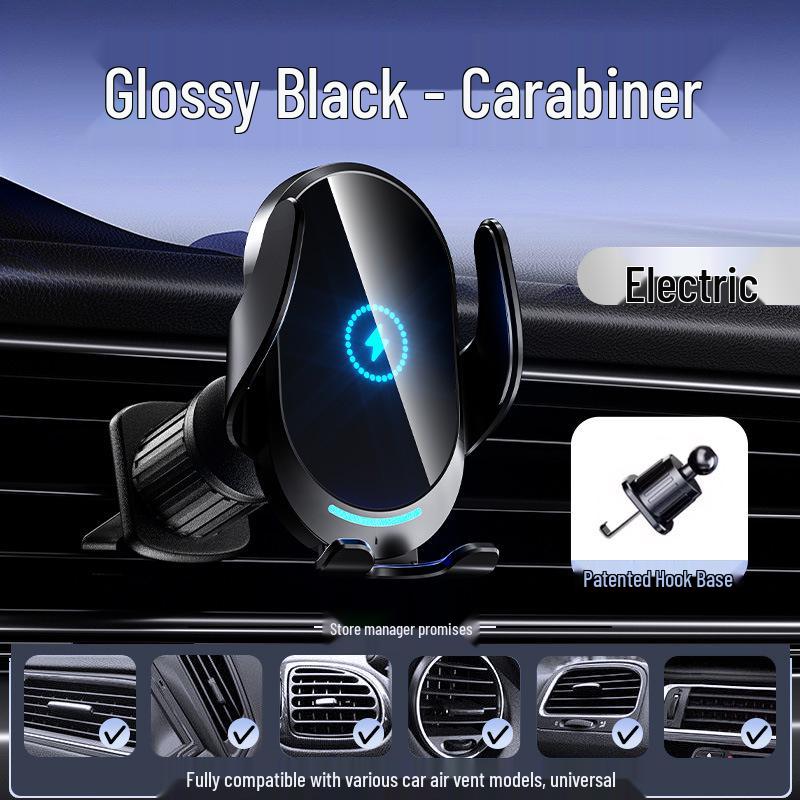 Universal Wireless Charging Car Phone Holder for Air Vent & Dashboard