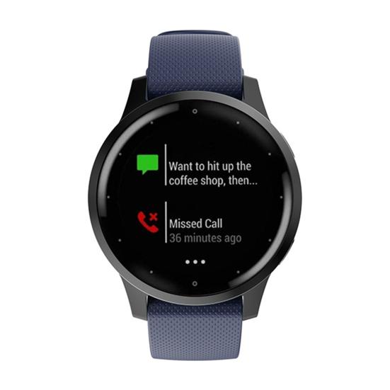 Watch Band 20mm/22mm Plaid Soft Silicone Watchband Wrist Strap Replacement for Garmin Venu SQ/Venu/Vivoactive 3 4/Forerunner 245