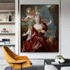 Vintage Oil Painting Poster Mademoiselle Duclos In the Role of Ariadne Prints Renaissance Art Canvas Painting Living Room Decor