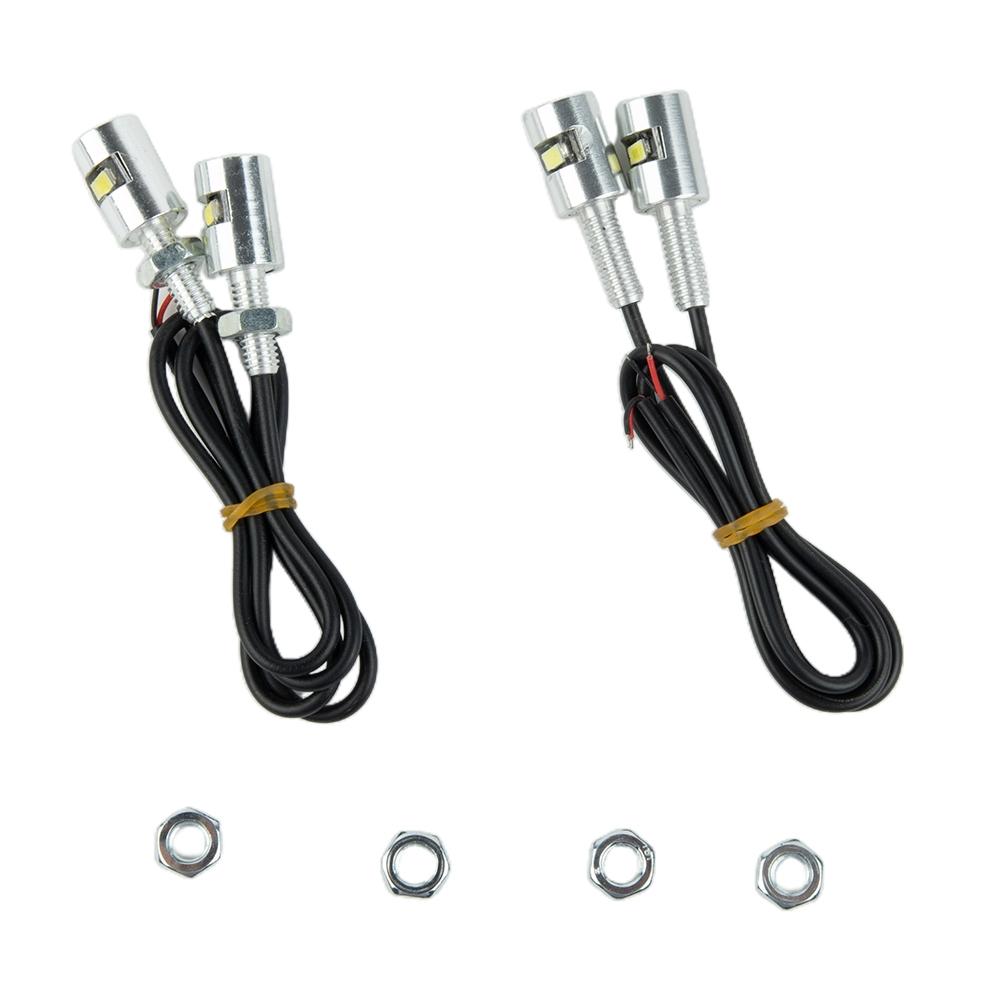 DC12V Светодиодный номерной знак Низкое потребление Мотоцикл Супер яркий белый