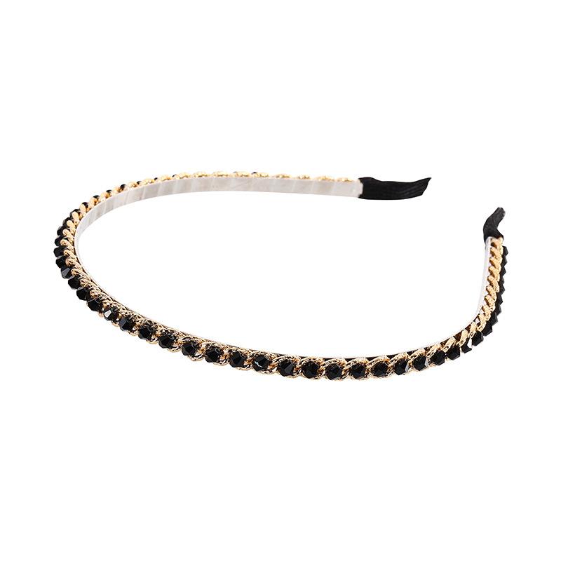 Модный женский обруч для волос, жемчужная повязка на голову с кристаллами и стразами, повязка на голову, аксессуары для волос