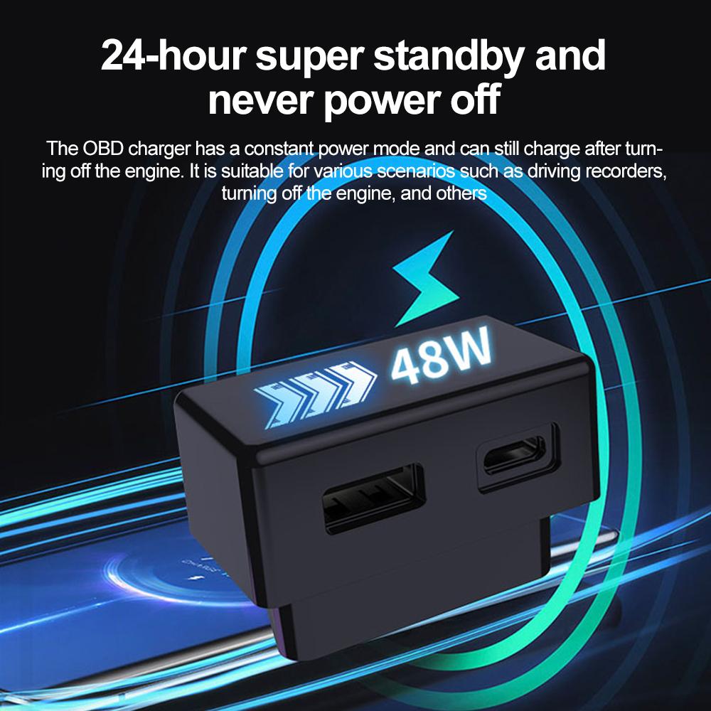 Для Tesla Model 3 YXS OBD адаптер автомобильный зарядный разветвитель зарядные адаптеры аксессуары удлинитель телефон PD USB быстрая зарядка