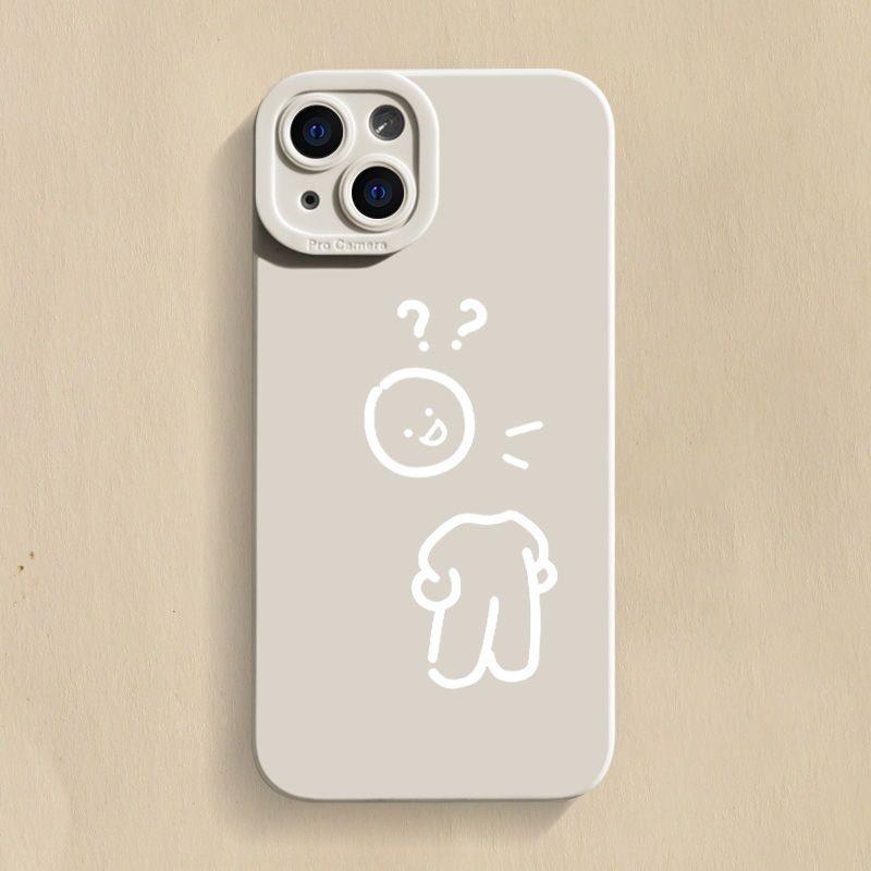 For iPhone 15 Pro Max Case Cartoon Matchman Silicone Phone Case For iPhone 16 15 14 13 12 11 XS XR X 7 8 16 Plus Soft TPU Cover