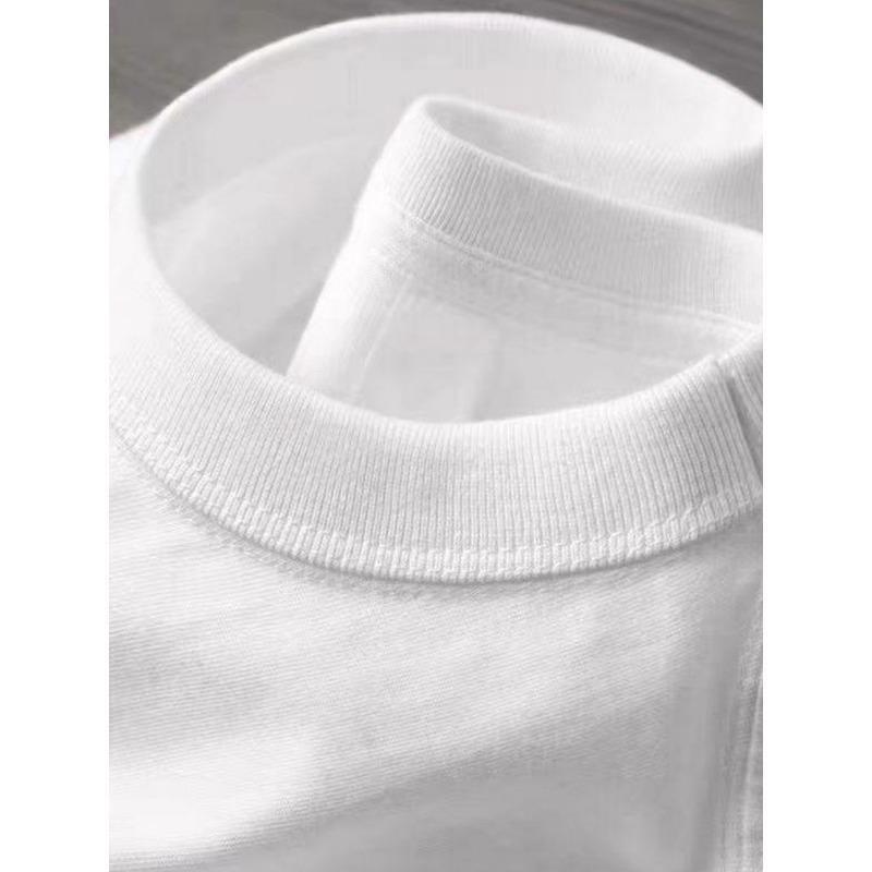 Большая осенняя одежда с длинными рукавами из чистого хлопка, новый мужской и женский топ, весенний внутренний слой, базовая рубашка, круглый вырез