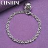 CHSHINE 925 Sterling Silver Rond Ball Bracelet For Women Wedding Party Fashion Charm Jewelry