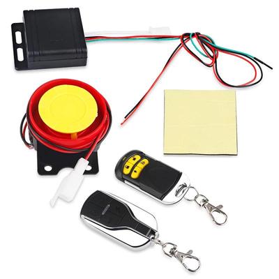 12V Противоугонная вибрационная сигнализация для мотоциклов и автомобилей с двойным пультом дистанционного управления и простой установкой