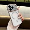 Роскошный Чехол для Телефона с Большим Окном и Магнитами MagSafe Для iPhone 17 Air 16 E 15 14 Plus 13 12 11 Pro Max Ударопрочный Чехол