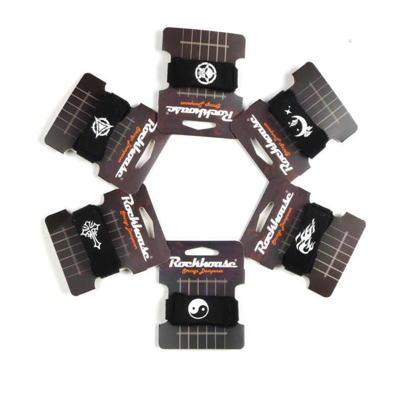 Демпфер для гитарной струны, глушитель для гитарной струны, ремень для устранения шума, приглушение басов, музыкальная группа