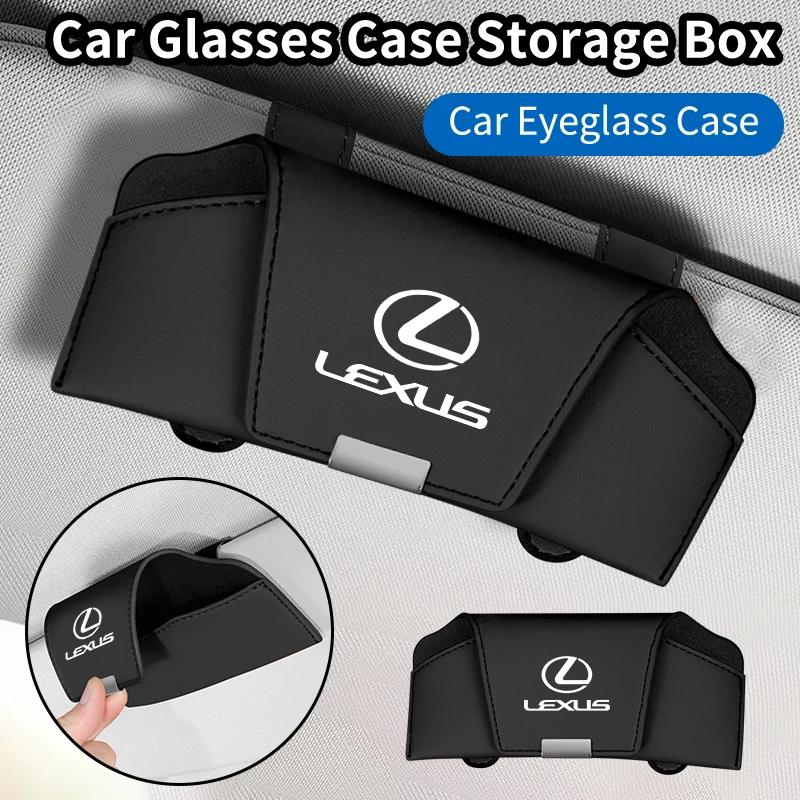 Car Visor Glasses Holder Magnetic Sunglasses Storage Box Interior For Lexus UX250h RX450h CT200h RX400h NX300h RX350 RX300 GX