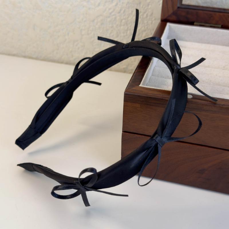 Повязки на голову с бантом, корейские обручи для волос, повязки для женщин, милые девушки, однотонные повязки на голову, аксессуары для волос, головные уборы