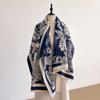 New Brand Elegance Double-Sided Printed Pashmina Scarf Ultra Soft Warm with Fringe Autumn Winter Outdoor Essential