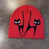 Knit Street Urban Hat With Ear Protection Fox Embroidery Design For Daily