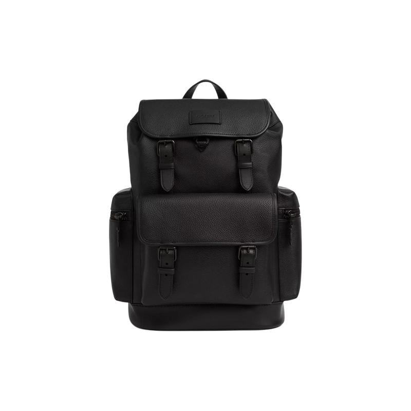 COACH Sprint 29 Monogram Printed Leather and Calfskin Backpack Backpack Large Men's Black