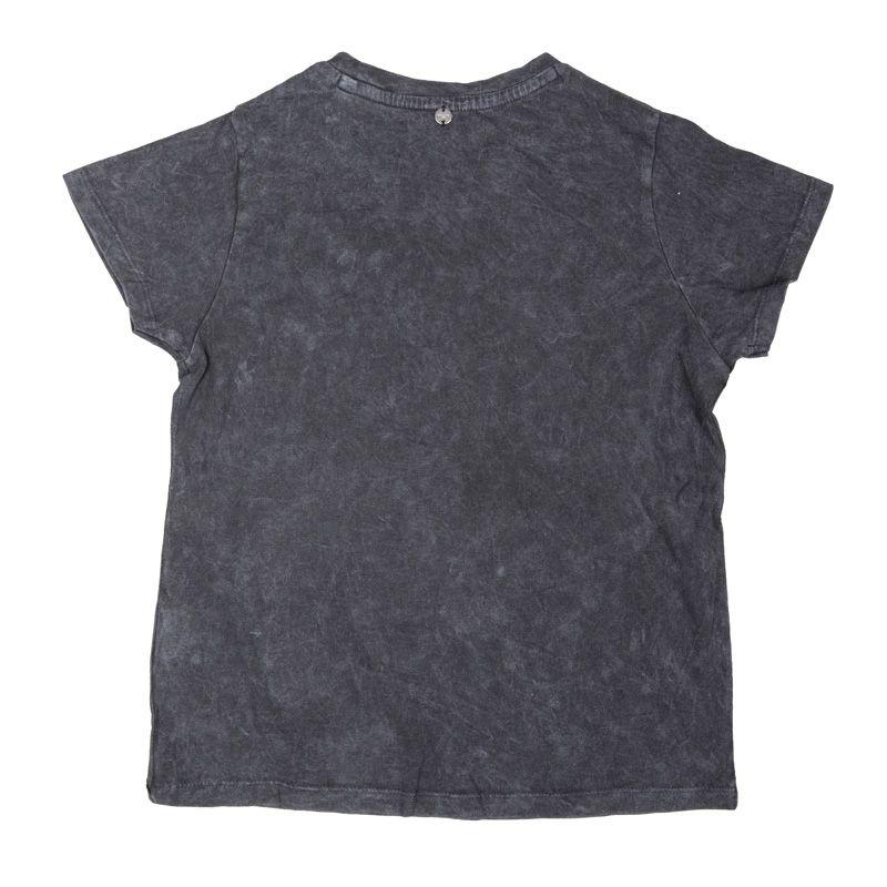 Детская футболка цвета Хизер серого цвета с логотипом спереди DEELUXE 74