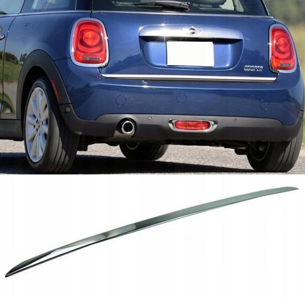 Mini F55, F56 HB 2013- Chrome Trunk Trim - Tailgate Accent - Premium Car Rear Detail - Shine Enhancer Tuning