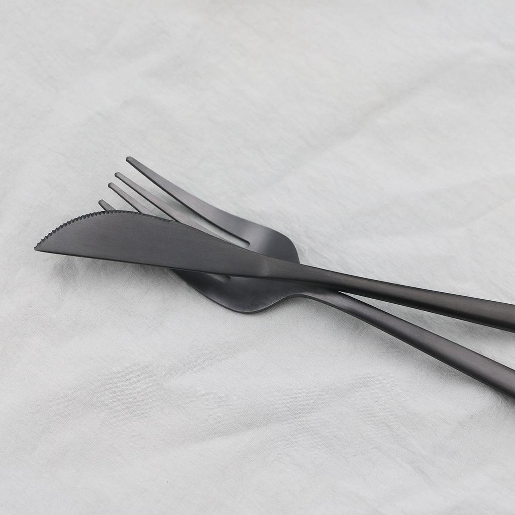 6Pcs/Set Gold Dinnerware Spoon Set Stainless Steel Cutlery Set Dinner Set Coffee Tea Spoon Tableware Home Kitchen Silverware Set