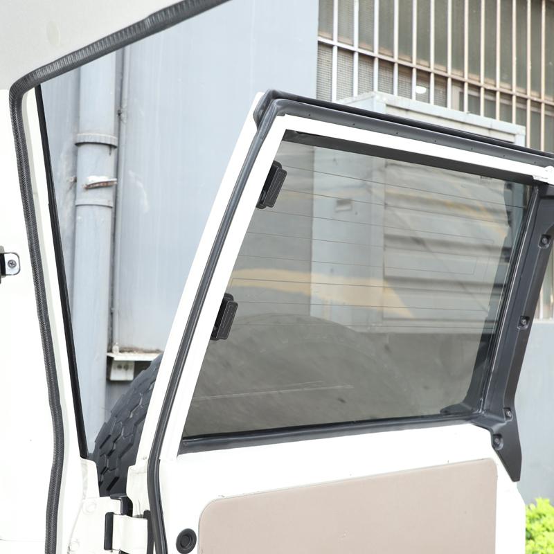 For Toyota Land Cruiser LC71 LC76 2007-2026 ABS Black Car Car Rear Window Glass Heating Element Trim Cover Car Accessories