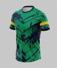 Simple and Fashionable Men's Outdoor 3D Printed Short-sleeved Large-sized Breathable Casual Sports T-shirt for Family Wear
