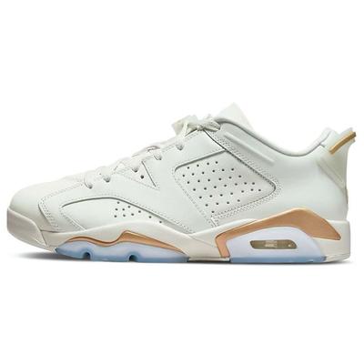 Кроссовки унисекс Air 6 Low Lunar New Year White Spruce-Aura Metallic-Gold DH6928-073