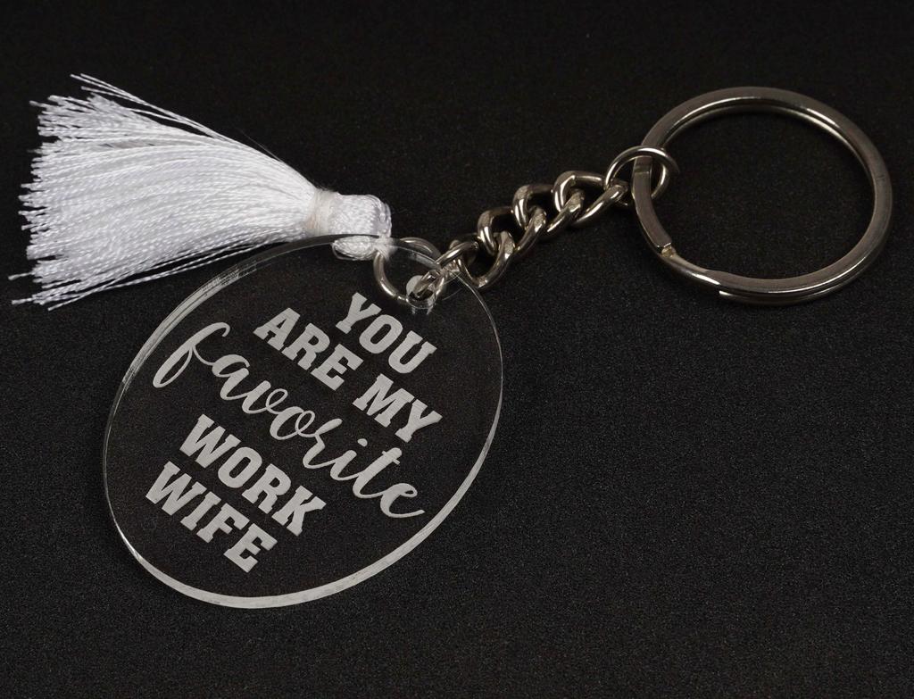 Inkdotpot Key Chain For Anniversary Engrave Acrylic Key Holder Housewarming
