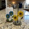 Anti-Skid Flower Shaped Tissue Holder Freestanding Paper Towel Rack  Dining Table