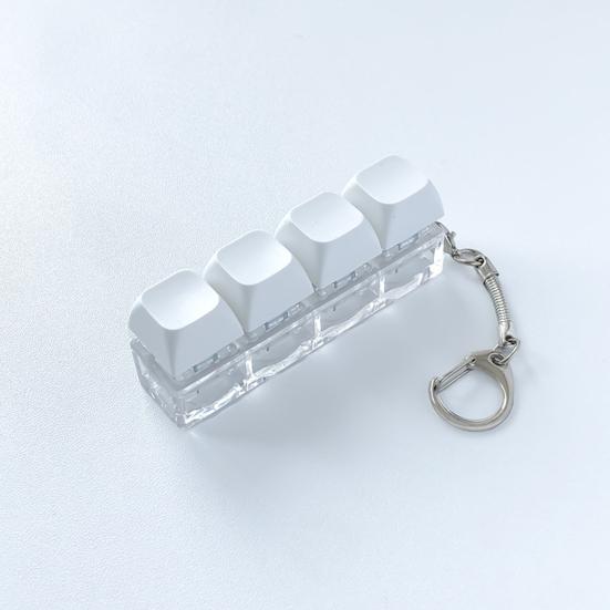 Механическая клавиатура Фиджет брелок Снятие стресса Тревога Портативный Дорожный Тихий Детский