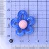 Полые Цветы из Смолы DIY Заколки для Волос, Магниты на Холодильник и Аксессуары для Резинок для Волос.
