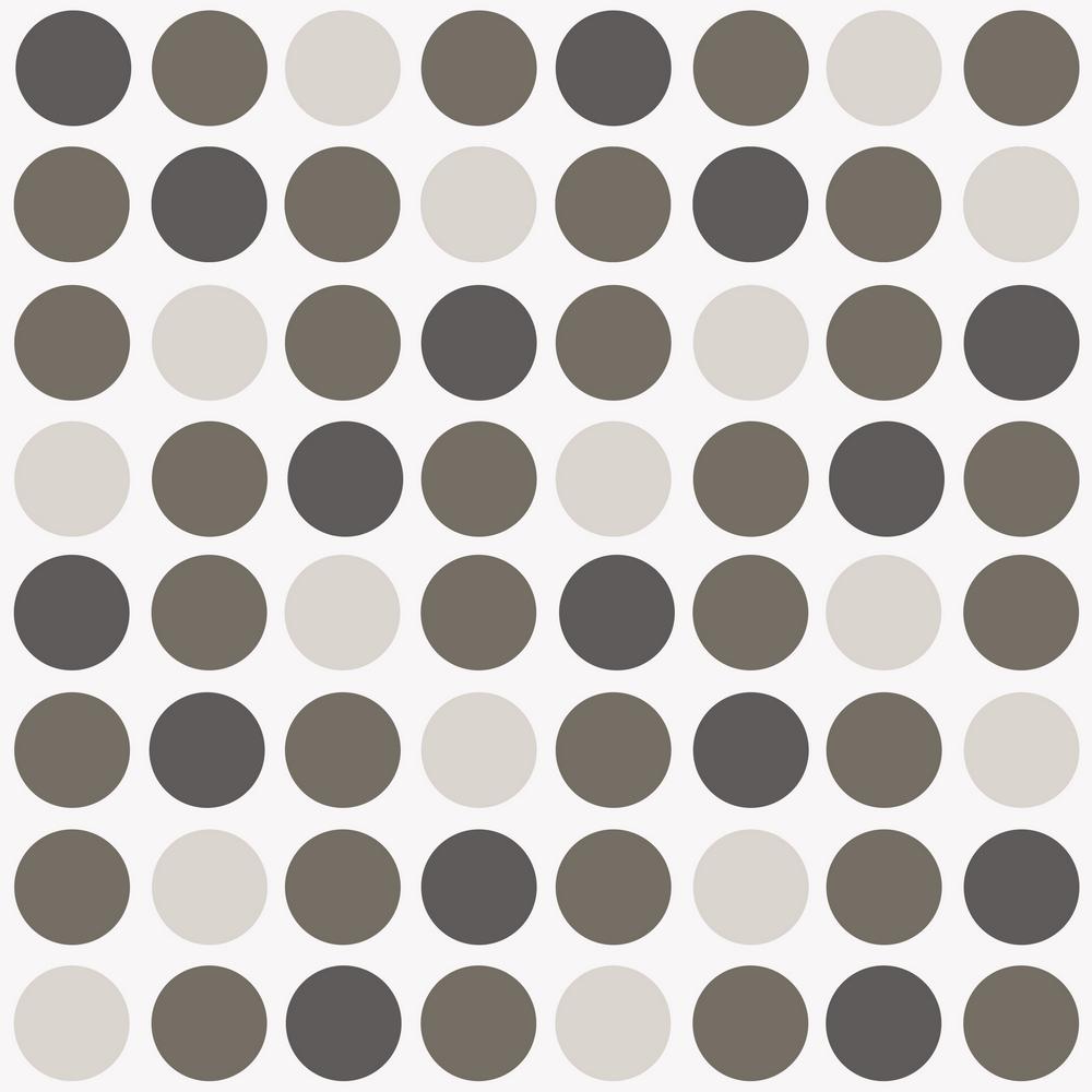 AWD INTERIOR 1624 shower curtain translucent brown dots 180x180 PEVA