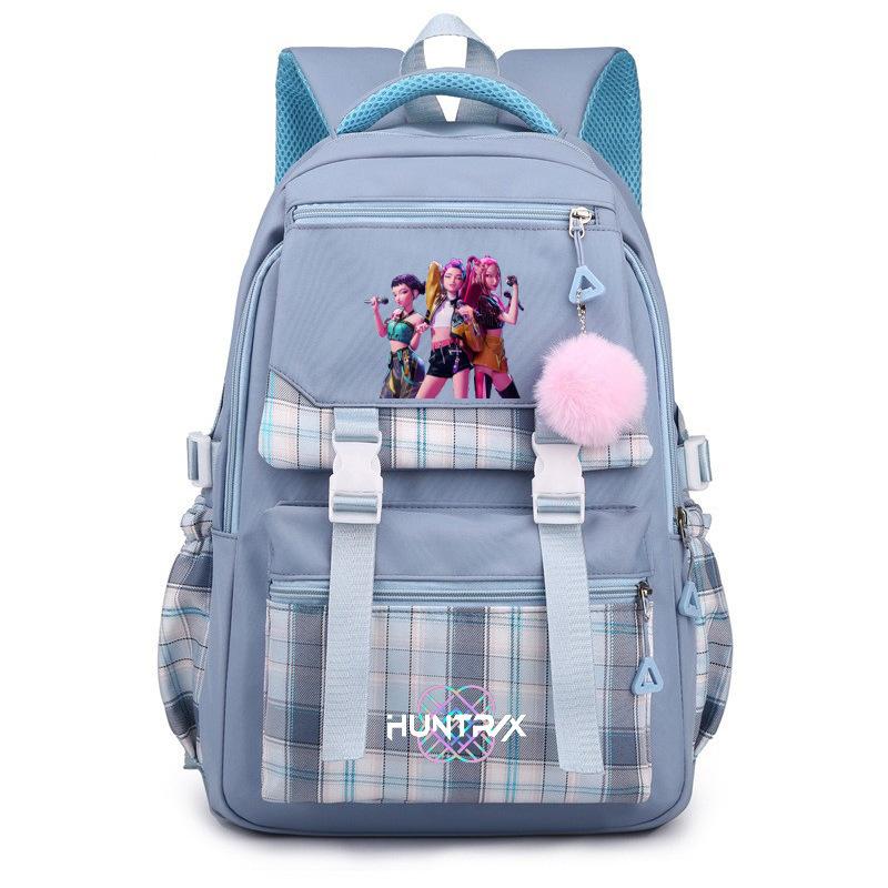 Kpop Witch Hunter Group Printed Schoolbag Korean Version Junior High School Large Capacity Student Casual Backpack