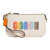 New Nolita Leather Pochette, Shoulder Bag, Handbag, Clutch Small Size Women's White CA438-IMCAH