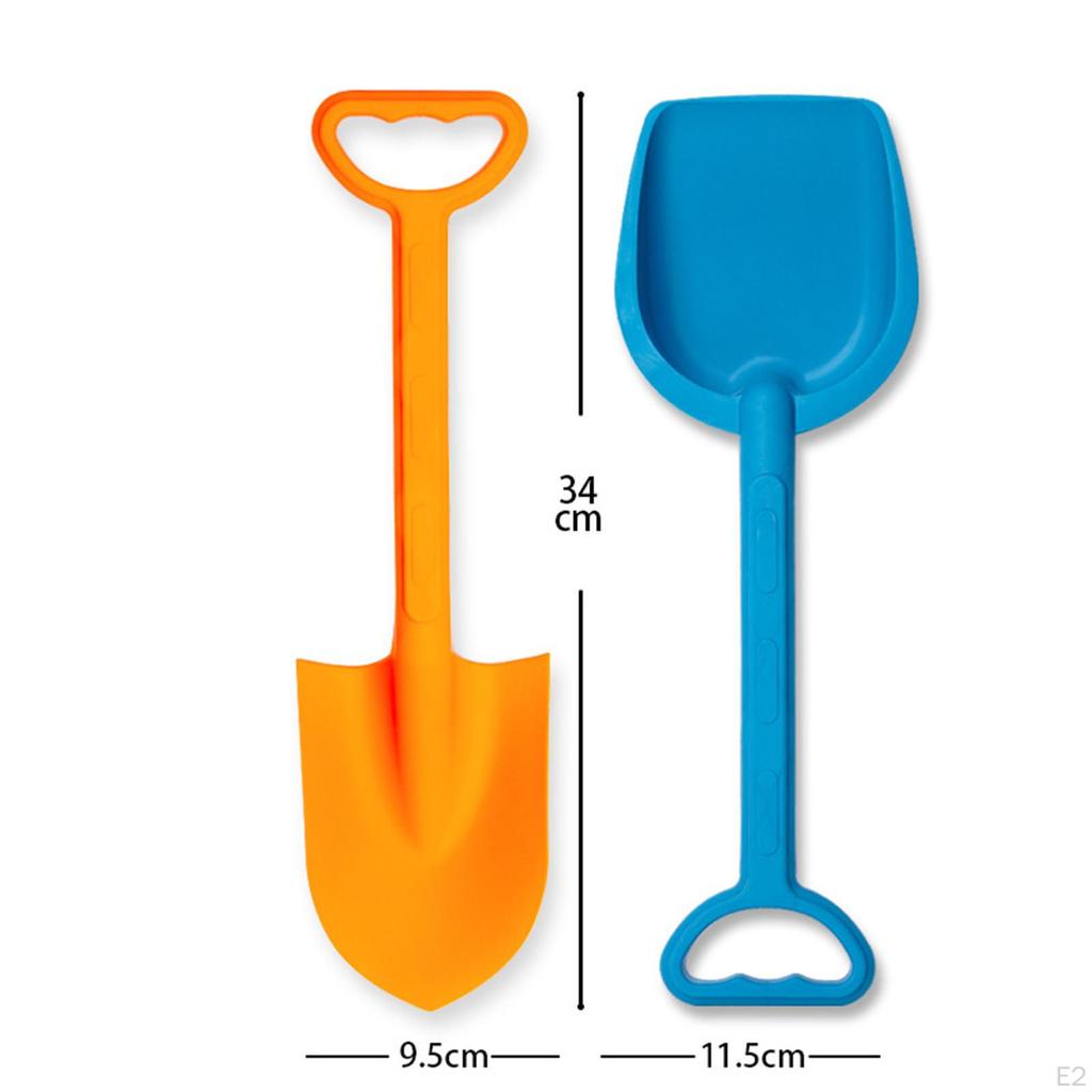 2 Pieces Kids Garden Tool Shovels Toys Beach Spades for Birthday Gift