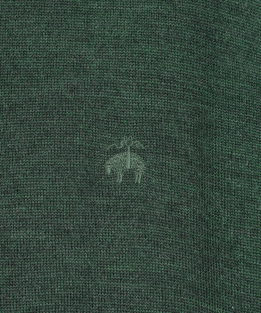 BROOKS BROTHERS Merino Wool Polo Sweater (Dark Green) (Bbwtmf9639Jew)