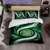 Celtic FC Themed Bedding 3Pcs Duvet Cover Set Decorative Bed Linen For Teen Room Home Decoration