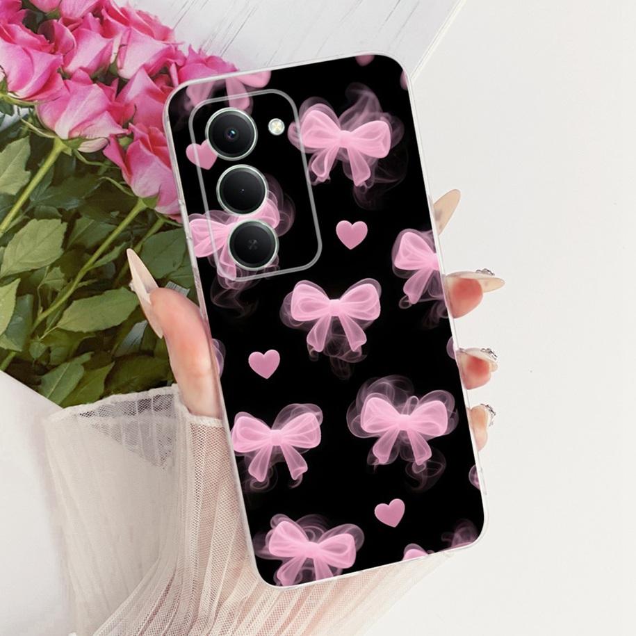 Для чехла Xiaomi Redmi 15 4G Чехол для телефона Популярный Цветок Мягкий Прозрачный Силиконовый Защитный Чехол Для Xiaomi Redmi 15 5G Redmi15 Funda
