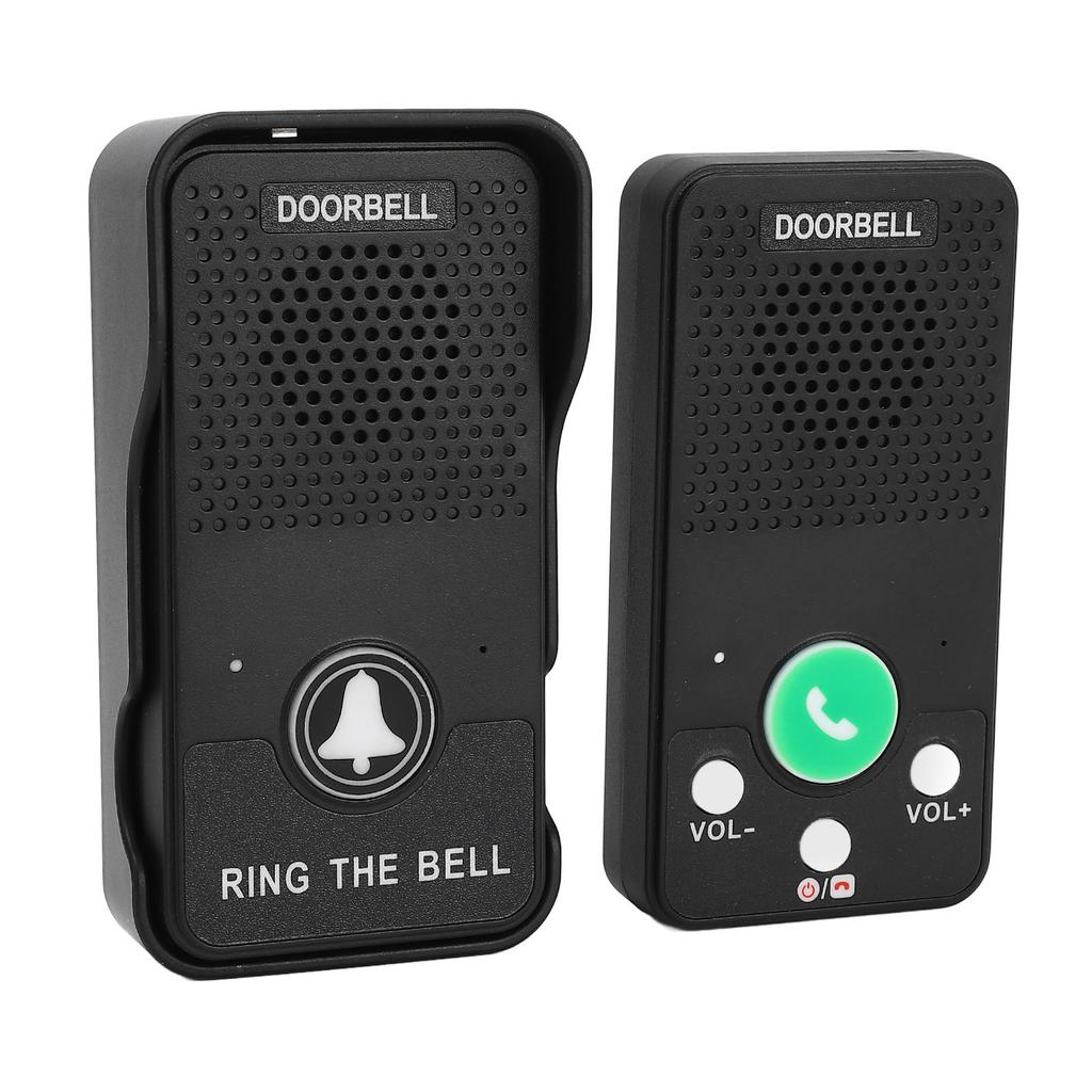 Интерком беспроводной дверной звонок радиус действия 1000 футов 8 уровней громкости водонепроницаемый перезаряжаемый аккумулятор