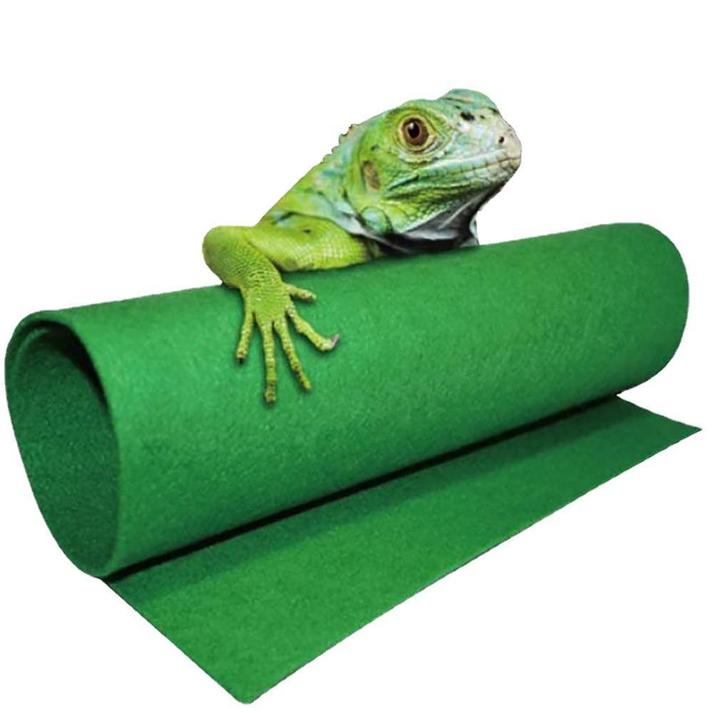 Water Absorbing Moisturizing Reptile Bed Waterproof Crawling a Pet Carpet  Lizard