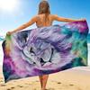 1Pc Cosmic Lion Majesty Beach Towel Quick Dry Multiuse For Beach Pool Gym Yoga Home Travel Christmas Halloween Xmas Gift G1321